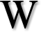 Letter-W